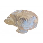Clear Quartz Turtle 5.5cm Hand Carved 48g -1 Pcs (A - Grade)